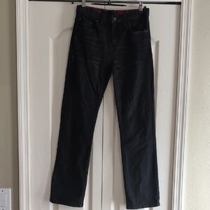 Levi's Dark Black Boys Jeans Adjustable Waist